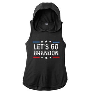 Lets Go Brandon Lets Go Brandon Funny Ladies PosiCharge Tri-Blend Wicking Draft Hoodie Tank