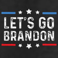 Lets Go Brandon Lets Go Brandon Funny Garment-Dyed Fleece Hoodie