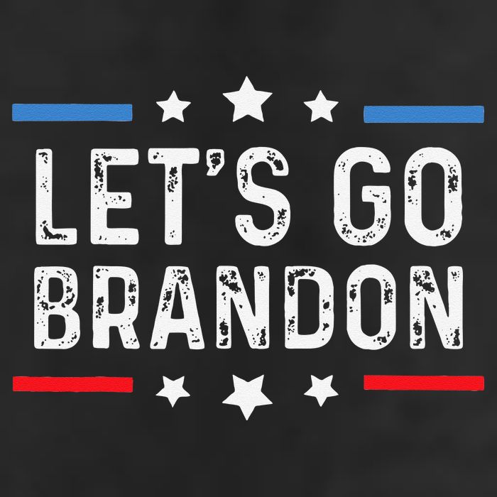 Lets Go Brandon Lets Go Brandon Funny Garment-Dyed Fleece Hoodie
