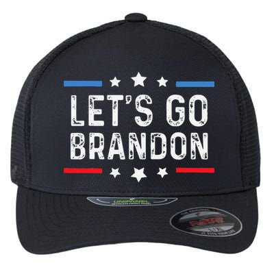Lets Go Brandon Lets Go Brandon Funny Flexfit Unipanel Trucker Cap