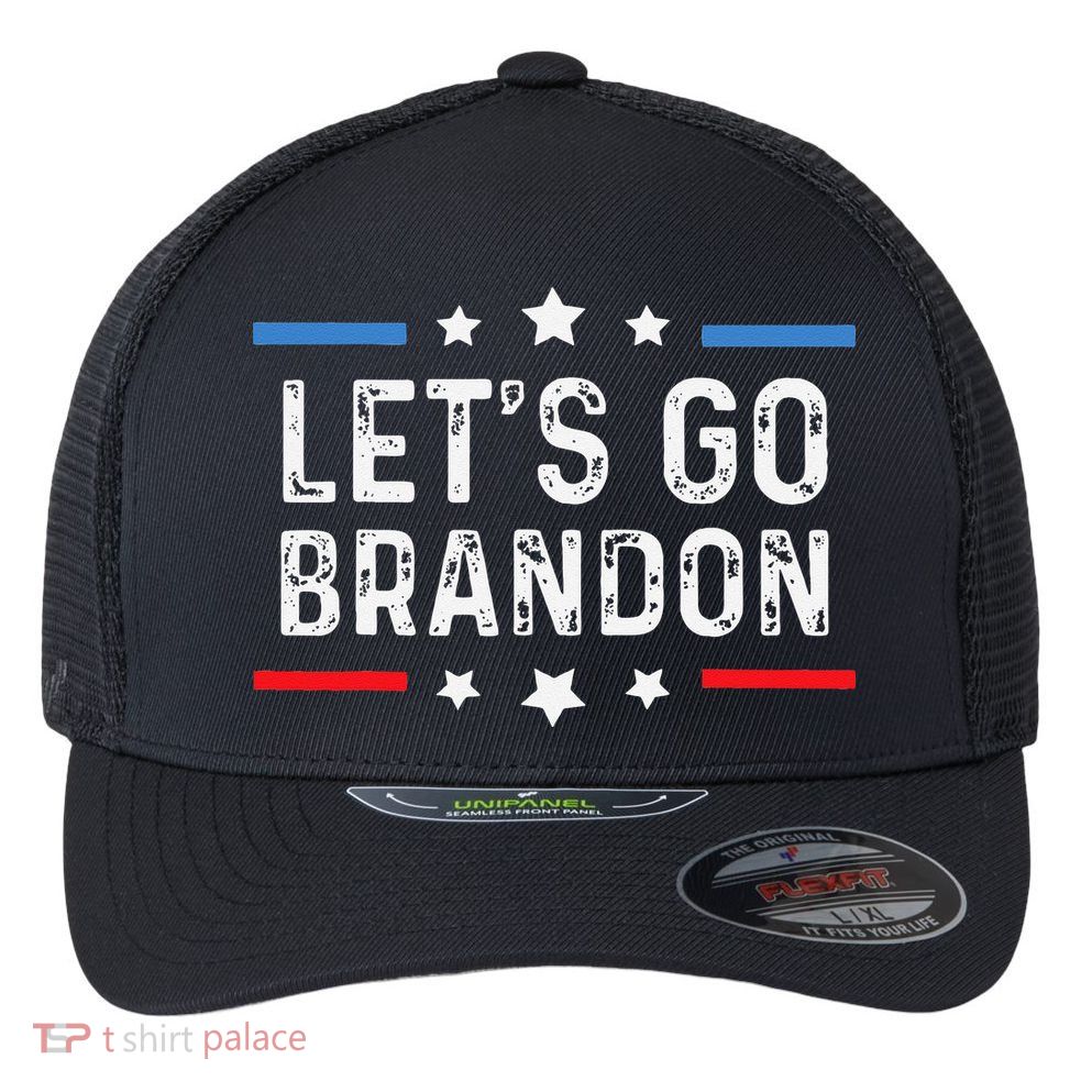 Lets Go Brandon Lets Go Brandon Funny Flexfit Unipanel Trucker Cap