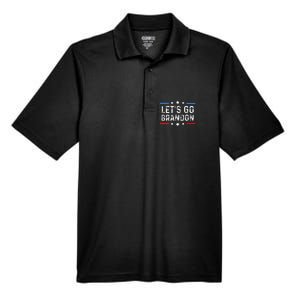 Lets Go Brandon Lets Go Brandon Funny Men's Origin Performance Pique Polo