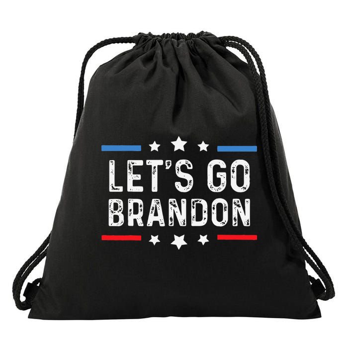 Lets Go Brandon Lets Go Brandon Funny Drawstring Bag