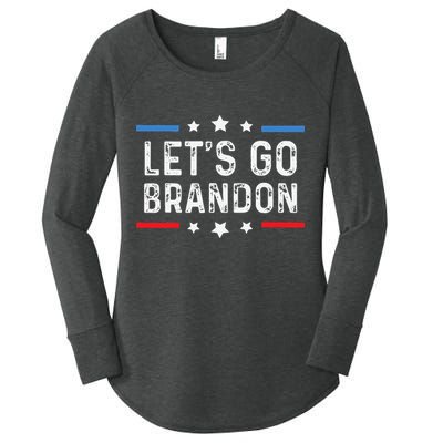 Lets Go Brandon Lets Go Brandon Funny Women's Perfect Tri Tunic Long Sleeve Shirt