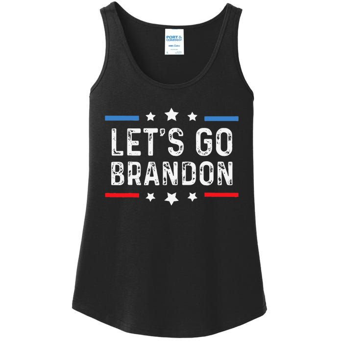 Lets Go Brandon Lets Go Brandon Funny Ladies Essential Tank