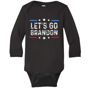 Lets Go Brandon Lets Go Brandon Funny Baby Long Sleeve Bodysuit