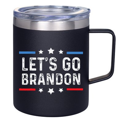 Lets Go Brandon Lets Go Brandon Funny 12oz Stainless Steel Coffee Mug