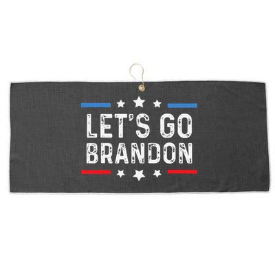 Lets Go Brandon Lets Go Brandon Funny Large Microfiber Waffle Golf Towel