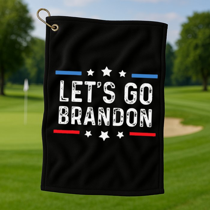 Lets Go Brandon Lets Go Brandon Funny Golf Towel