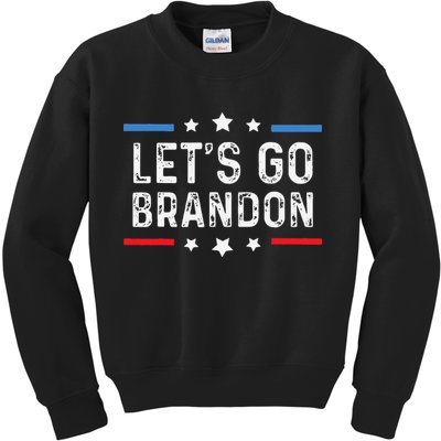 Lets Go Brandon Lets Go Brandon Funny Kids Sweatshirt