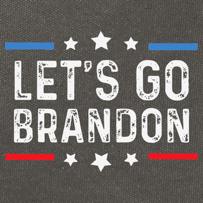 Lets Go Brandon Lets Go Brandon Funny Cotton Canvas Backpack