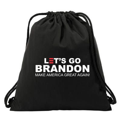 Let's Go Brandon Make American Great Again Drawstring Bag