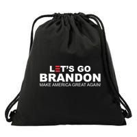 Let's Go Brandon Make American Great Again Drawstring Bag