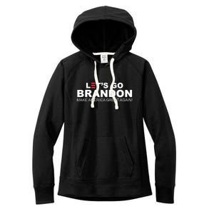 Let's Go Brandon Make American Great Again Women's Fleece Hoodie