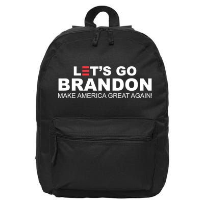 Let's Go Brandon Make American Great Again 16 in Basic Backpack