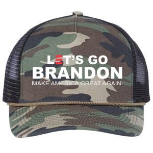 Let's Go Brandon Make American Great Again Retro Rope Trucker Hat Cap