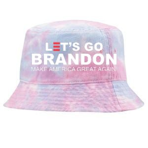 Let's Go Brandon Make American Great Again Tie-Dyed Bucket Hat