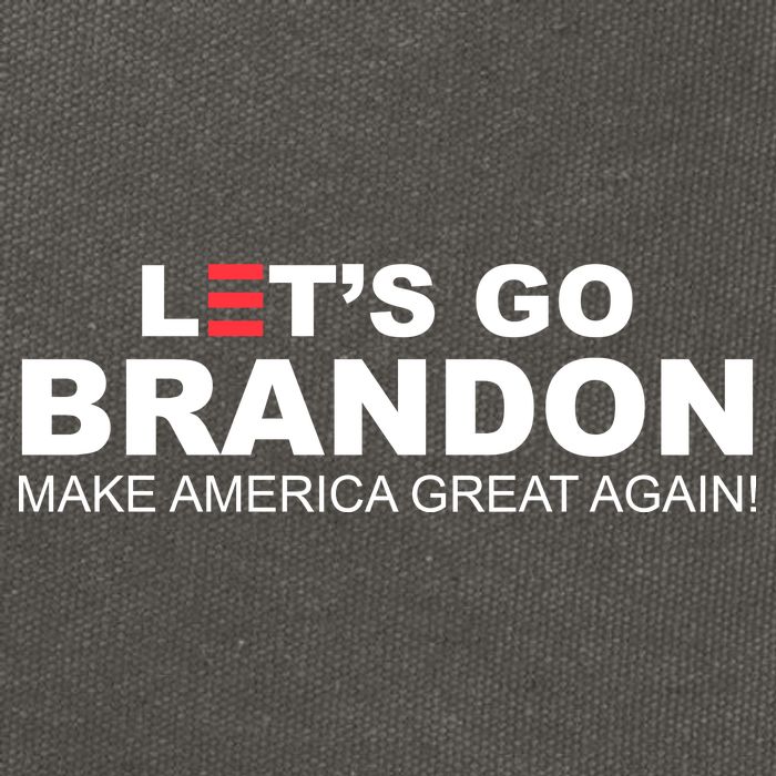 Let's Go Brandon Make American Great Again Cotton Canvas Backpack