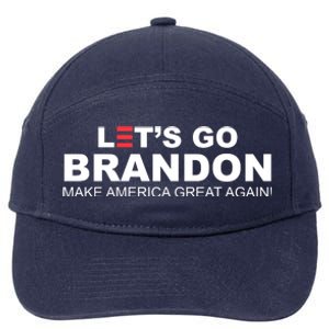 Let's Go Brandon Make American Great Again 7-Panel Snapback Hat