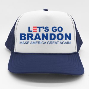 Let's Go Brandon Make American Great Again Trucker Hat