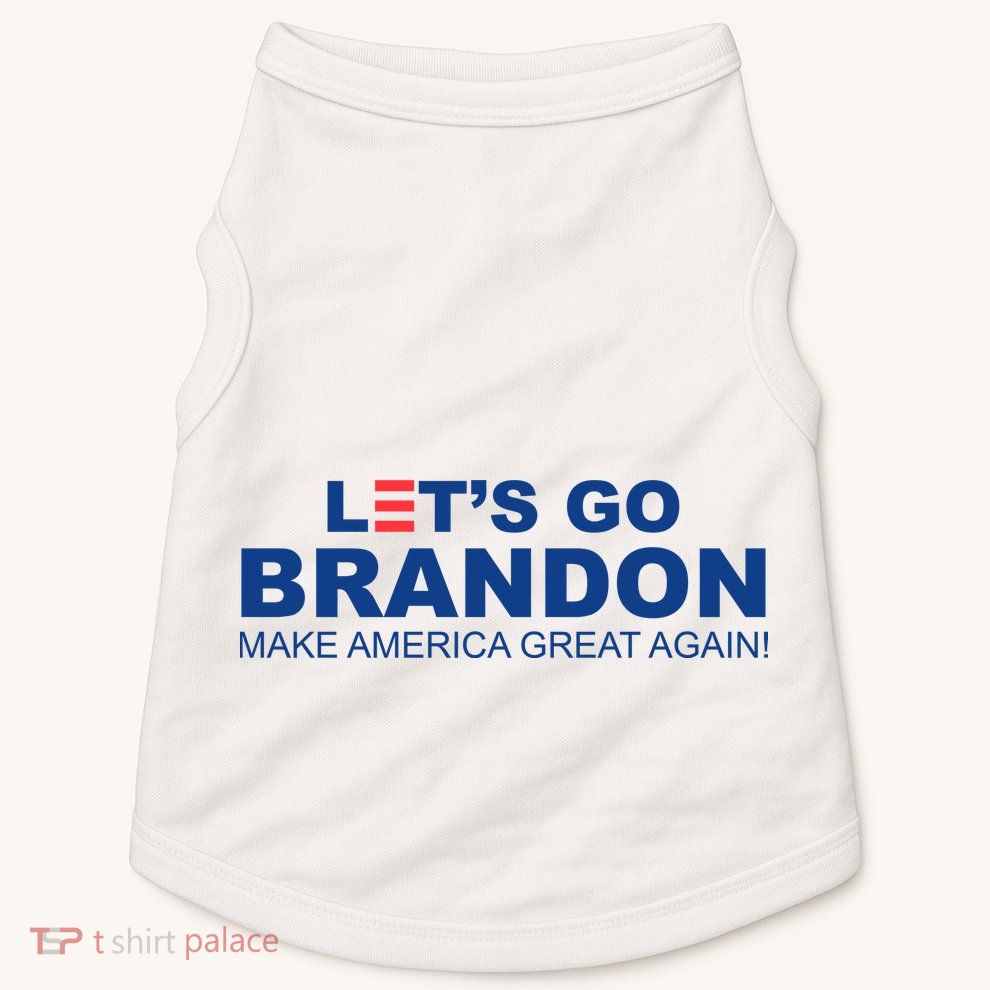 Let's Go Brandon Make American Great Again Doggie Tank