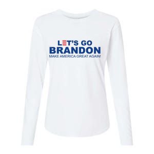 Let's Go Brandon Make American Great Again Womens Cotton Relaxed Long Sleeve T-Shirt