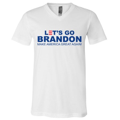 Let's Go Brandon Make American Great Again V-Neck T-Shirt