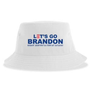 Let's Go Brandon Make American Great Again Sustainable Bucket Hat