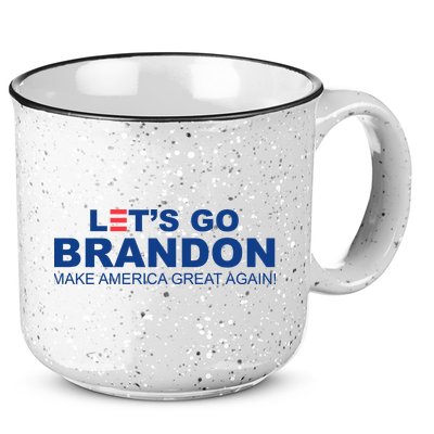 Let's Go Brandon Make American Great Again 15oz Campfire Ceramic Mug