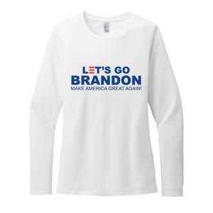 Let's Go Brandon Make American Great Again Womens CVC Long Sleeve Shirt