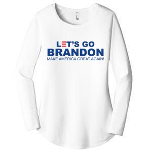 Let's Go Brandon Make American Great Again Women's Perfect Tri Tunic Long Sleeve Shirt