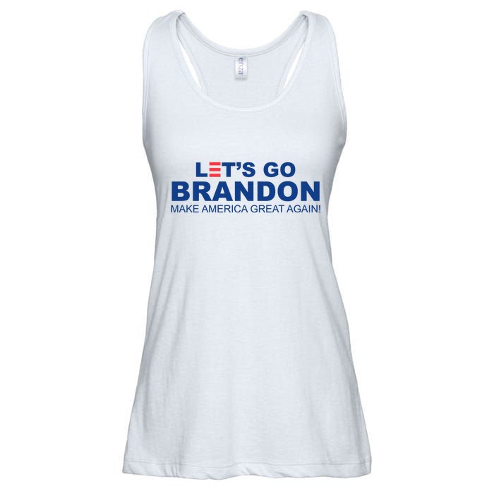 Let's Go Brandon Make American Great Again Ladies Essential Flowy Tank