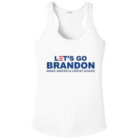 Let's Go Brandon Make American Great Again Ladies PosiCharge Competitor Racerback Tank