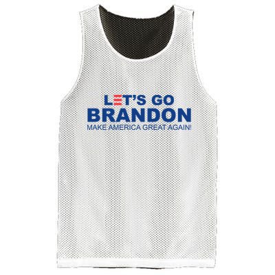 Let's Go Brandon Make American Great Again Mesh Reversible Basketball Jersey Tank