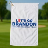 Let's Go Brandon Make American Great Again Golf Towel