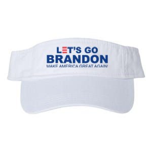 Let's Go Brandon Make American Great Again Valucap Bio-Washed Visor