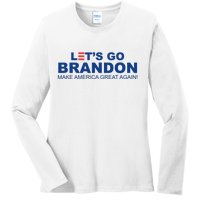 Let's Go Brandon Make American Great Again Ladies Long Sleeve Shirt