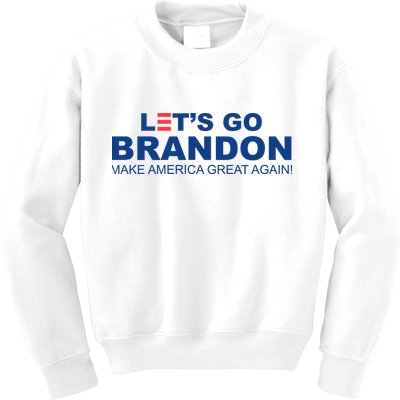Let's Go Brandon Make American Great Again Kids Sweatshirt