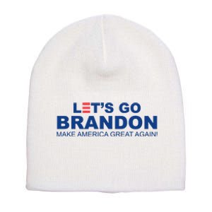 Let's Go Brandon Make American Great Again Short Acrylic Beanie