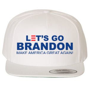 Let's Go Brandon Make American Great Again Wool Snapback Cap