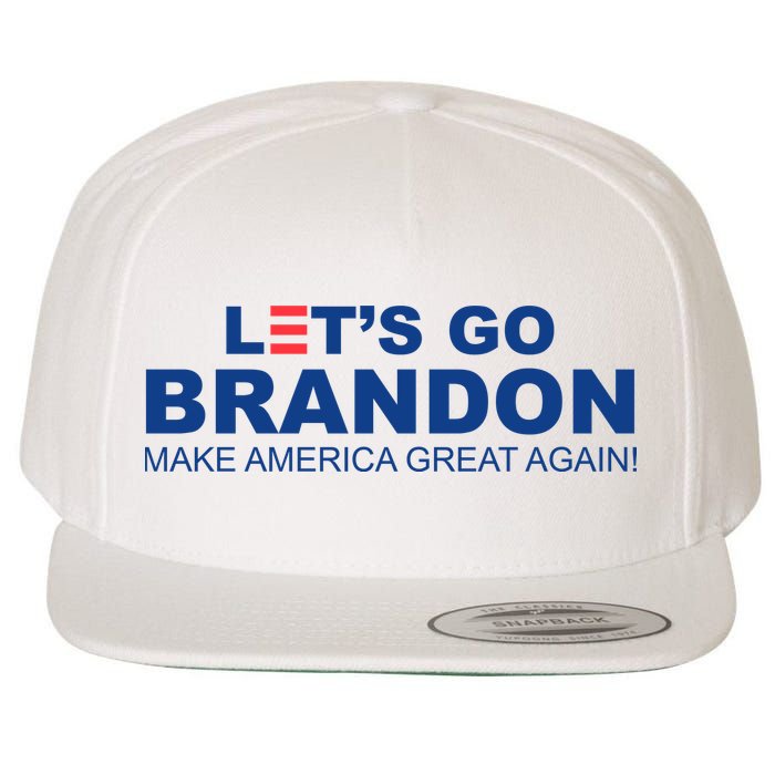 Let's Go Brandon Make American Great Again Wool Snapback Cap