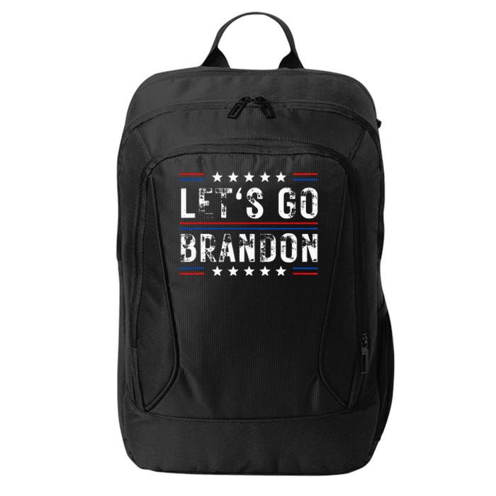 Lets Go Brandon Tee Funny Trendy Sarcastic Lets Go Brandon City Backpack