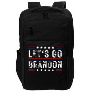 Lets Go Brandon Tee Funny Trendy Sarcastic Lets Go Brandon Impact Tech Backpack