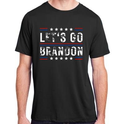 Lets Go Brandon Tee Funny Trendy Sarcastic Lets Go Brandon Adult ChromaSoft Performance T-Shirt