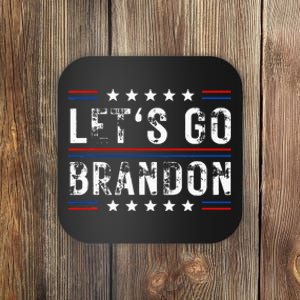 Lets Go Brandon Tee Funny Trendy Sarcastic Lets Go Brandon Coaster