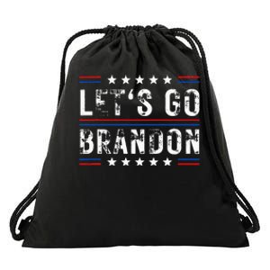 Lets Go Brandon Tee Funny Trendy Sarcastic Lets Go Brandon Drawstring Bag