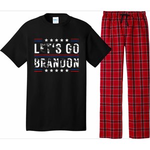 Lets Go Brandon Tee Funny Trendy Sarcastic Lets Go Brandon Pajama Set