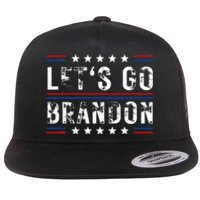 Lets Go Brandon Tee Funny Trendy Sarcastic Lets Go Brandon Flat Bill Trucker Hat