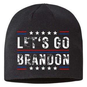 Lets Go Brandon Tee Funny Trendy Sarcastic Lets Go Brandon Sustainable Beanie