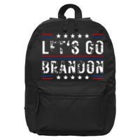 Lets Go Brandon Tee Funny Trendy Sarcastic Lets Go Brandon 16 in Basic Backpack